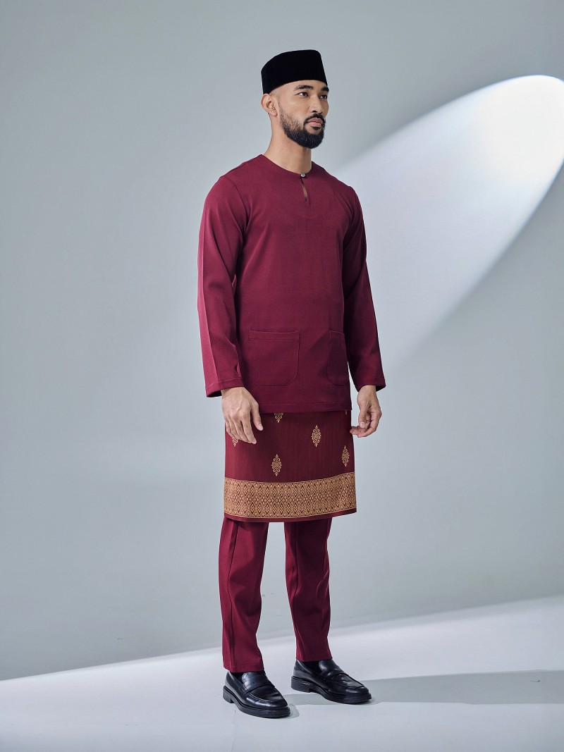 ANDIKA BAJU MELAYU - MAROON