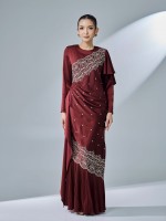KASTIYA DRESS -MAROON
