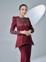 WARDAH KURUNG - MAROON