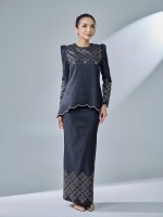 WARDAH KURUNG - BLACK