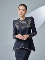 WARDAH KURUNG - BLACK