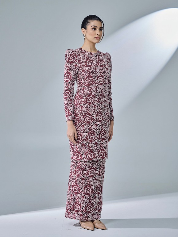 LAURYN KURUNG - BURGUNDY