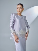 ESTIRA KURUNG - SILVER GREY