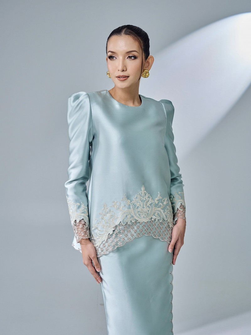 ESTIRA KURUNG - SAGE GREEN