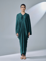 KLARA DRESS - DARK TEAL