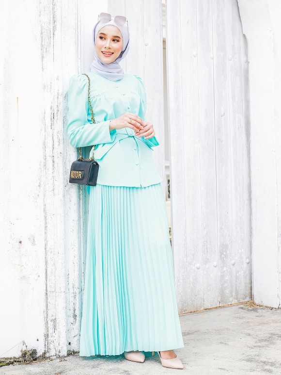 MIRANA DRESS - AQUA MINT