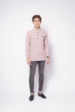 REMICO BUTTON - DUSTY MAUVE