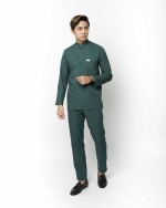 HERMOS BAJU MELAYU - PEACOCK GREEN