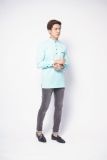 REMICO BUTTON - TIFFANY BLUE