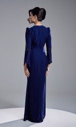 ARIYA DRESS - NAVY