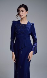 ARIYA DRESS - NAVY