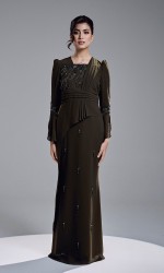 ARIYA DRESS - DARK OLIVE ARIYA DRESS - DARK OLIVE