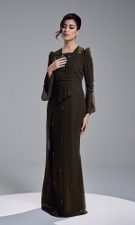 ARIYA DRESS - DARK OLIVE