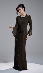 ARIYA DRESS - DARK OLIVE