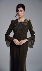 ARIYA DRESS - DARK OLIVE