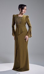 ARIYA DRESS - OLIVE