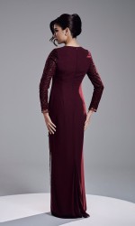 KASTIA DRESS - WINE