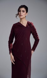 KASTIA DRESS - WINE