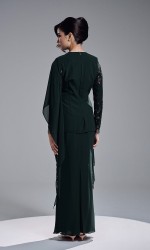 ESRIANA KURUNG - DARK GREEN