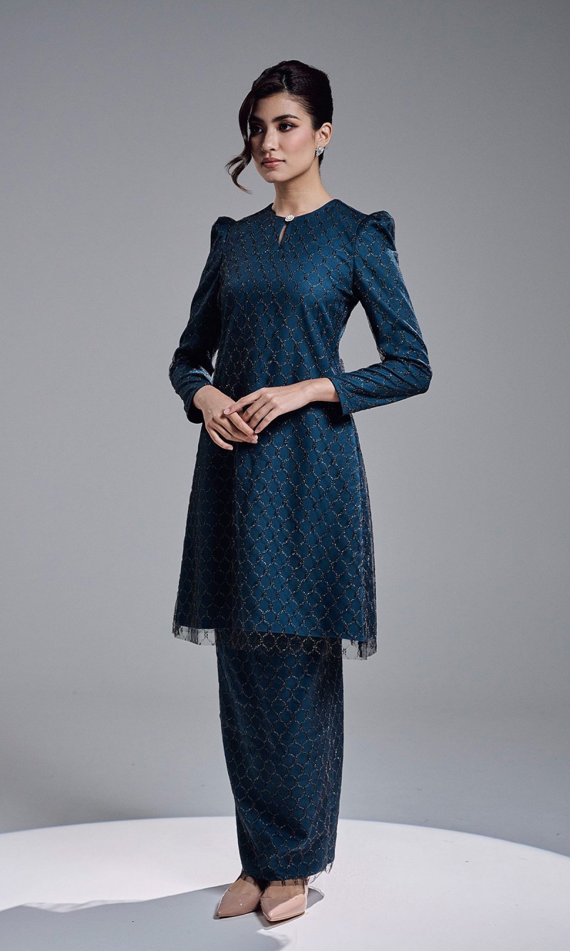 CELINE KURUNG - TEAL BLUE