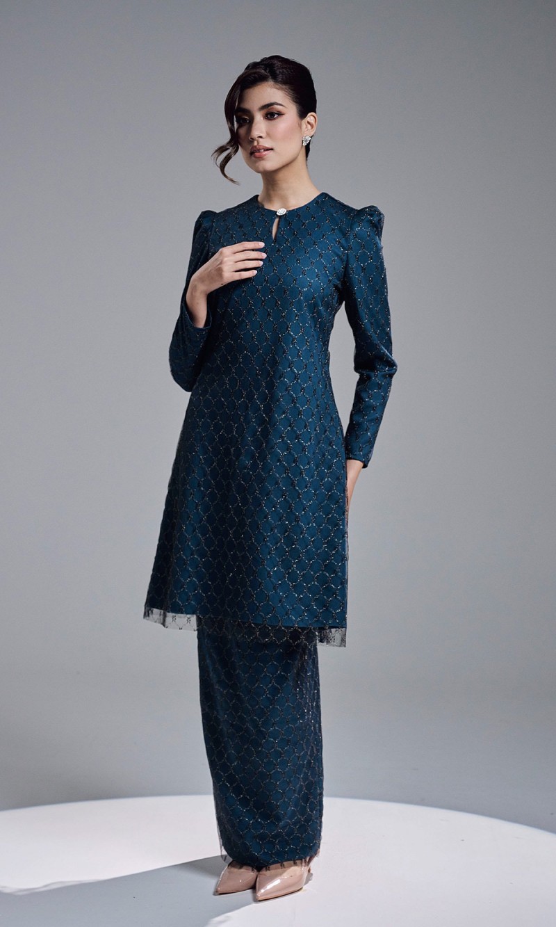 CELINE KURUNG - TEAL BLUE