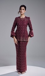 SHAZA KURUNG - BURGUNDY