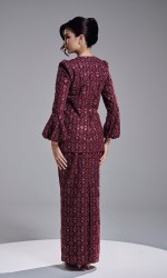 SHAZA KURUNG - BURGUNDY