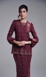 SHAZA KURUNG - BURGUNDY