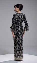 AMBER KURUNG - BLACK