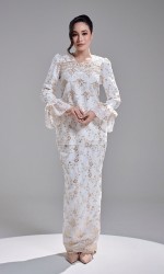 AMBER KURUNG - OFF WHITE