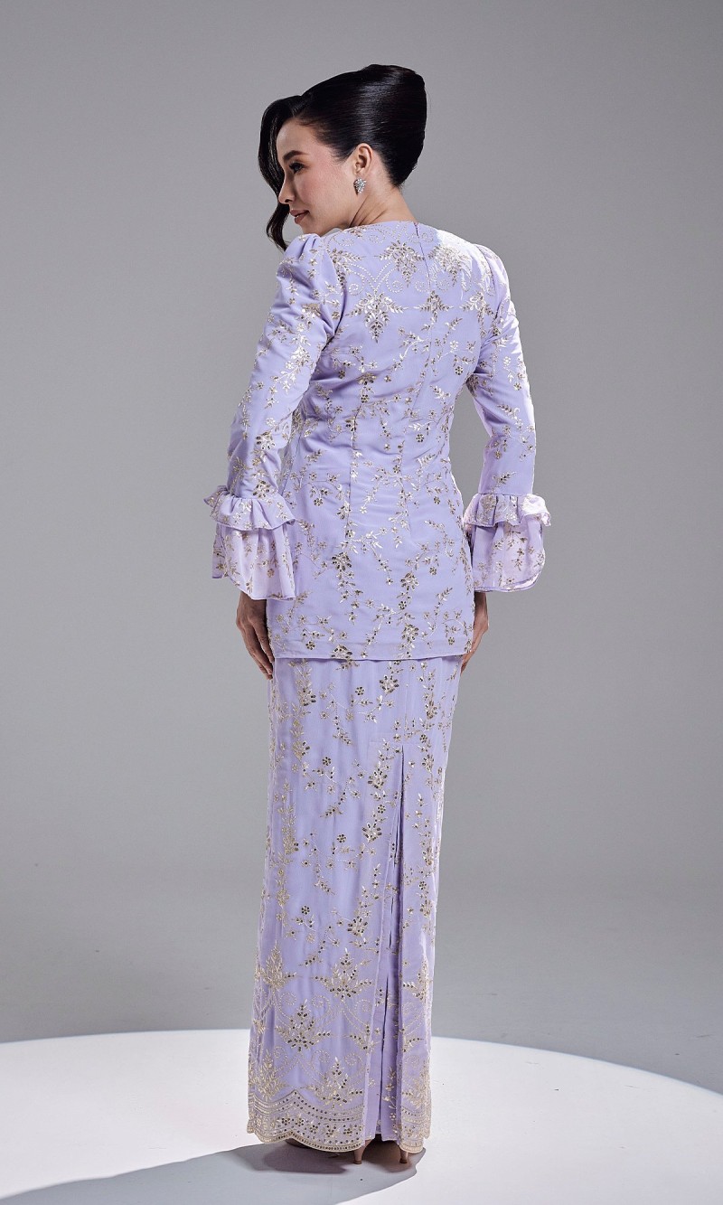 AMBER KURUNG - LILAC PURPLE