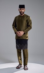 AZRAVI BAJU MELAYU - DARK OLIVE