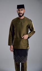 AZRAVI BAJU MELAYU - DARK OLIVE