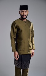 AZRAVI BAJU MELAYU - DARK OLIVE