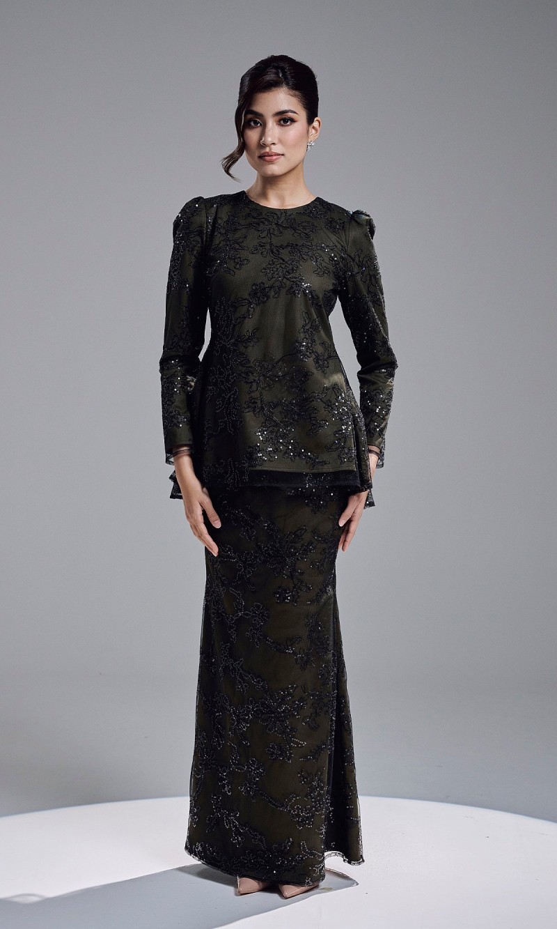 DELISHA KURUNG - DARK OLIVE