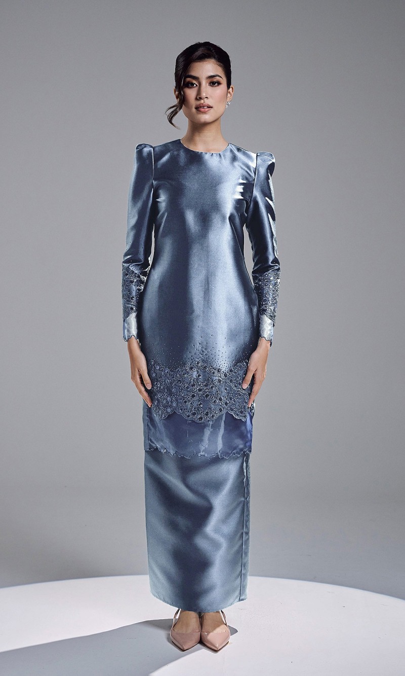 ESTERINA KURUNG - ASH BLUE