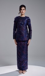 ALANEY KURUNG - NAVY