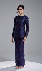 ALANEY KURUNG - NAVY