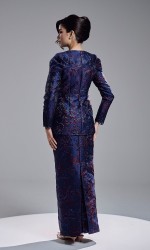 ALANEY KURUNG - NAVY