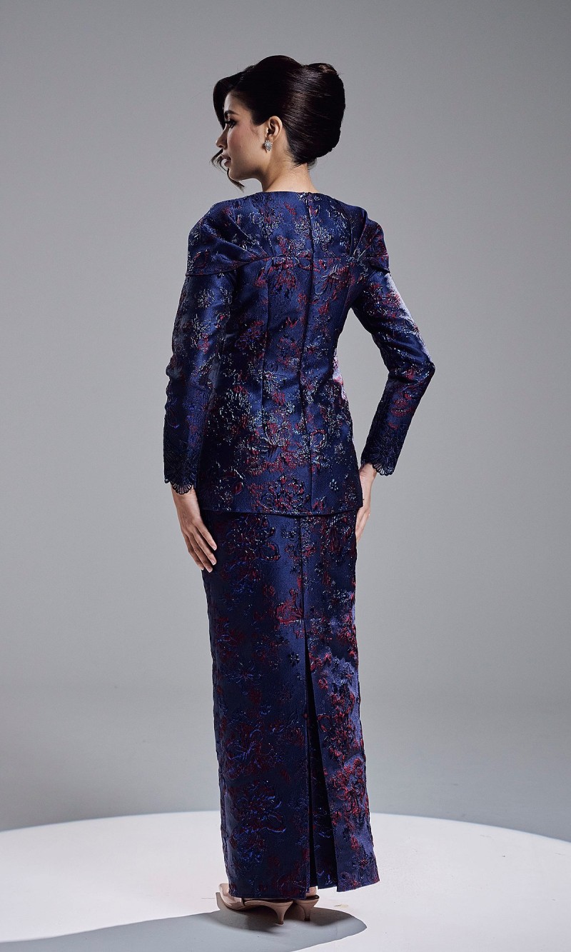 ALANEY KURUNG - NAVY