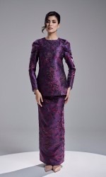 ALANEY KURUNG - DARK PURPLE