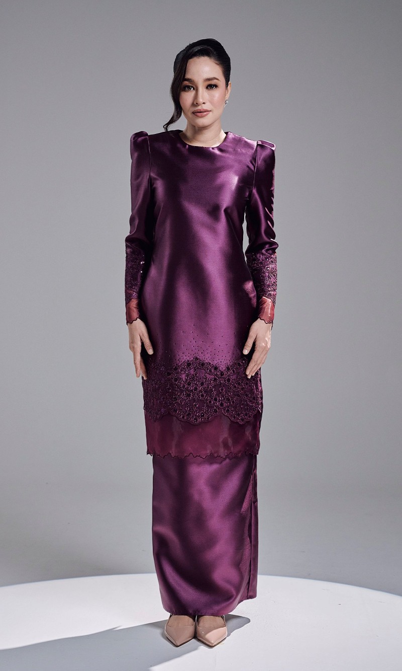 ESTERINA KURUNG - DARK PURPLE