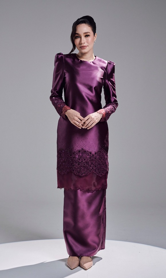ESTERINA KURUNG - DARK PURPLE