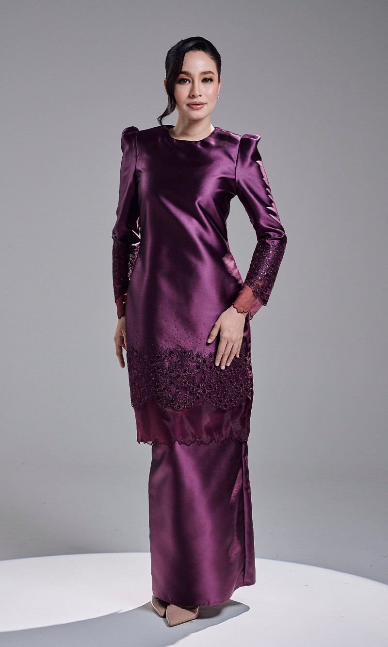ESTERINA KURUNG - DARK PURPLE