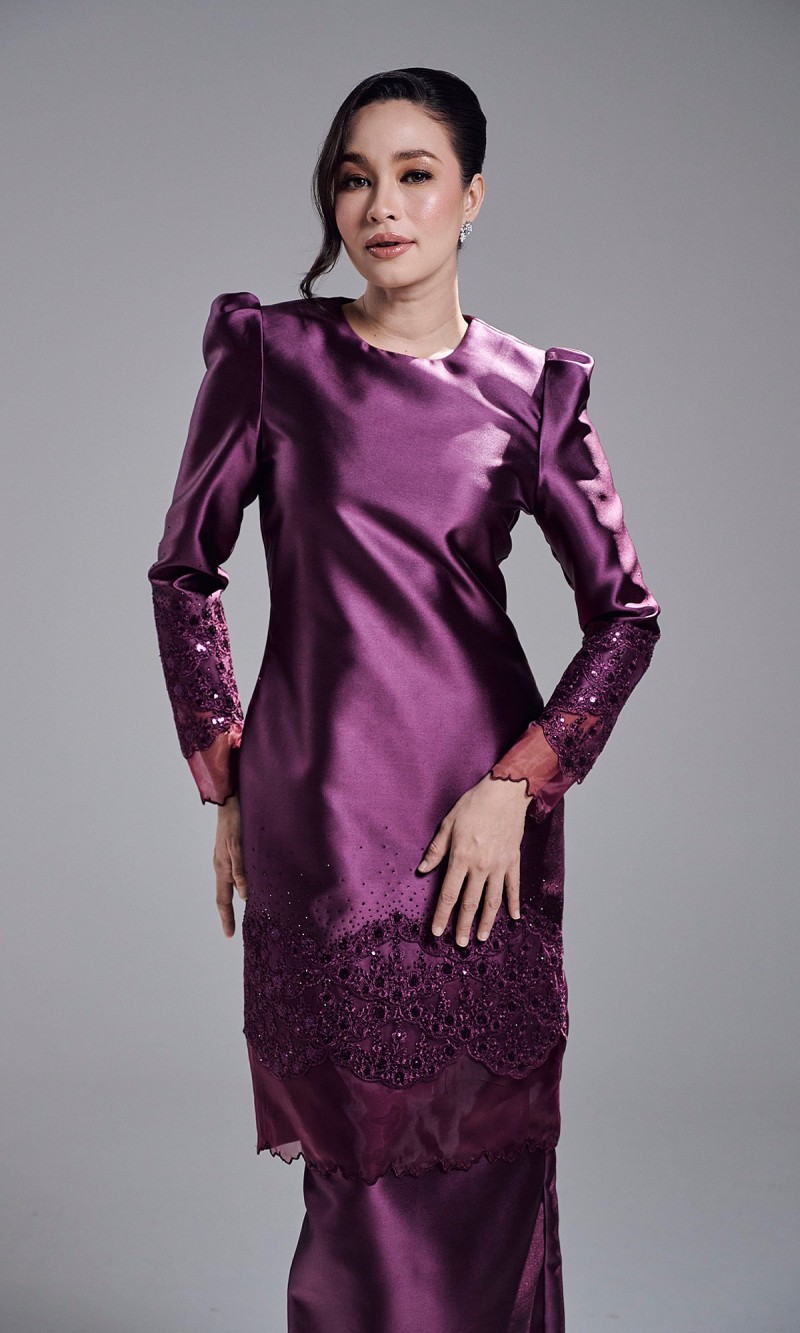 ESTERINA KURUNG - DARK PURPLE