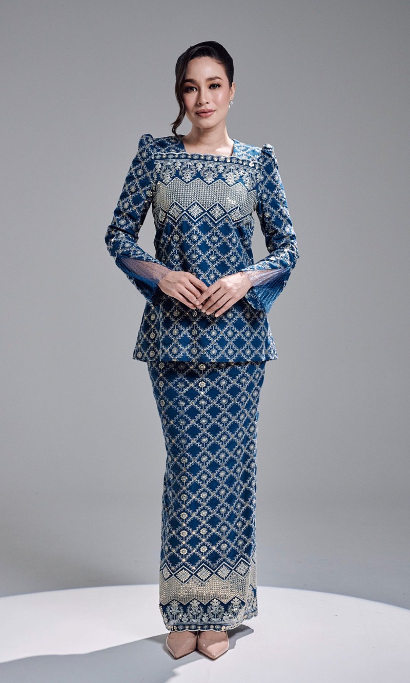 ESHANA KURUNG - TEAL BLUE