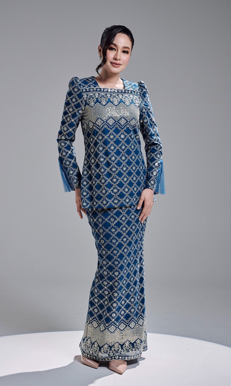 ESHANA KURUNG - TEAL BLUE