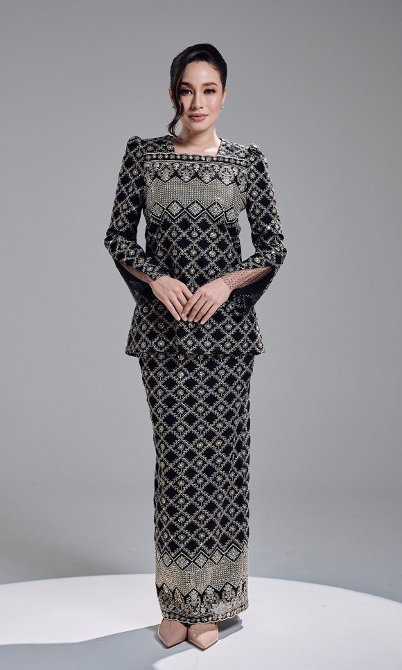 ESHANA KURUNG  - BLACK