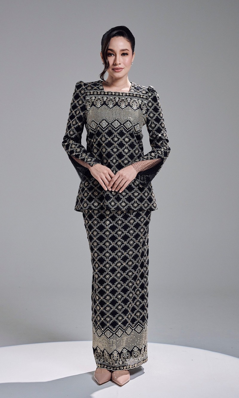 ESHANA KURUNG  - BLACK