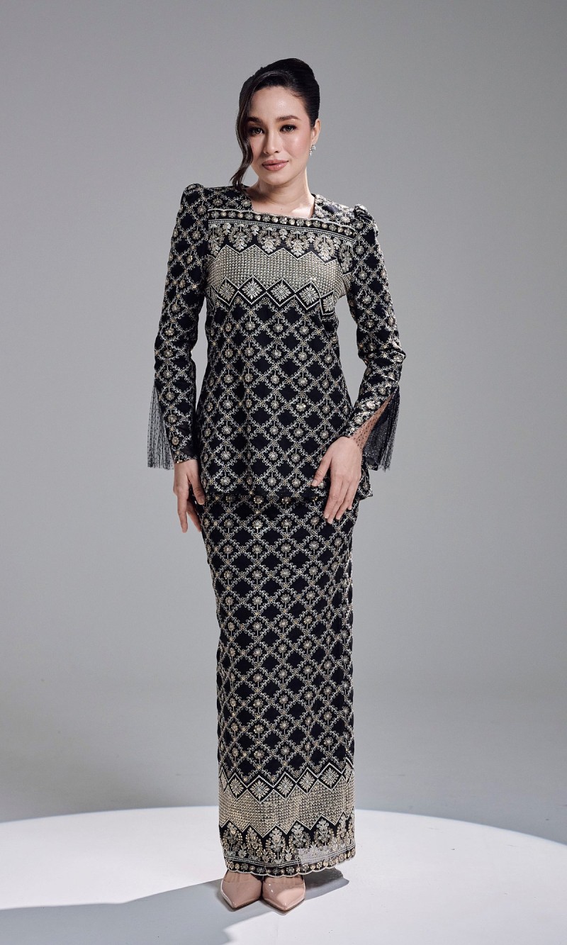 ESHANA KURUNG  - BLACK